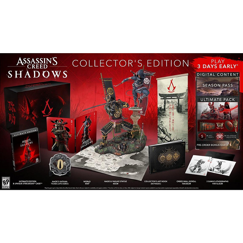ASSASSIN'S CREED SHADOWS コレクターズエディション Assassins Creed Shadows Collectors Edition - PS5 - Game Games - A