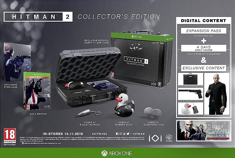 Hitman 2 Collectors Edition Xbox One Game Games Loja de Games