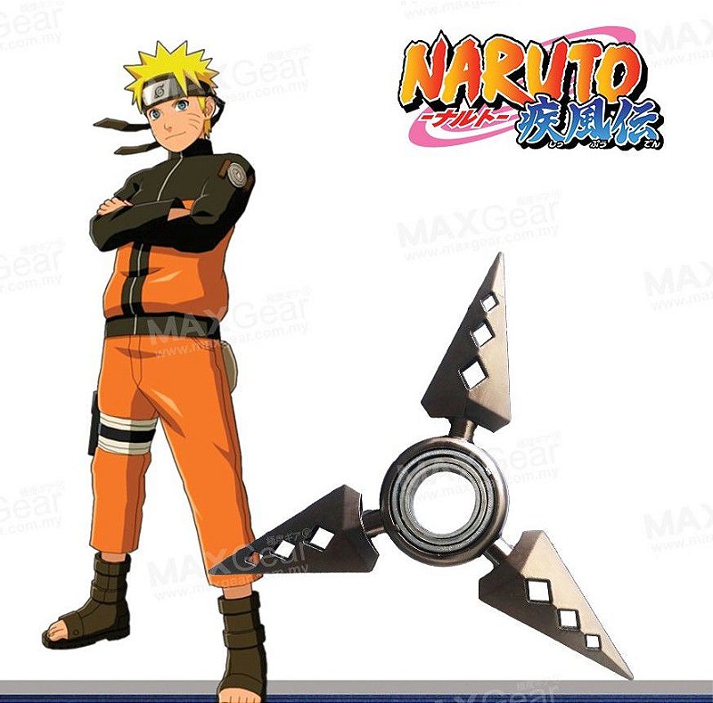 Naruto Shuriken Hand Fidget Spinner - Game Games - A Loja Mais POP