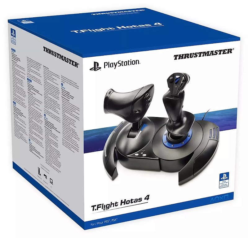 Thrustmaster Joystick T-Flight Hotas 4 - PS5, PS4 e PC - Game