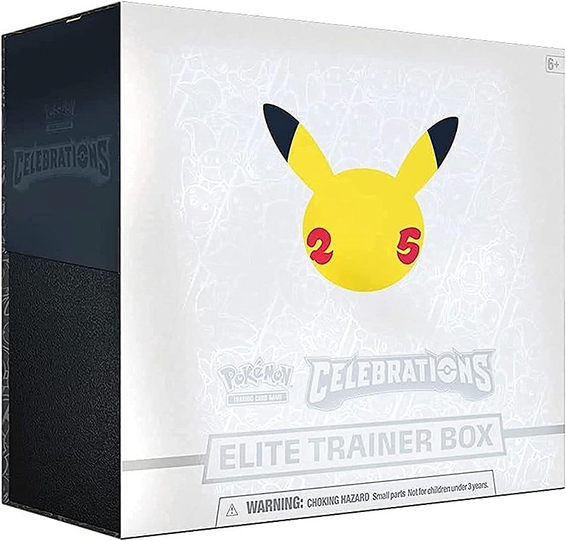 Kit Card Pokemon 25th Anniversary Celebrations Elite Trainer Box