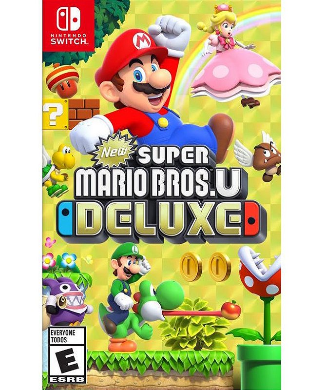 New Super Mario Bros. U Deluxe - Switch - Game Games - Loja de Games Online
