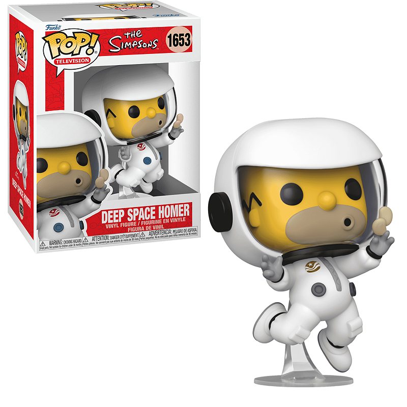 Funko Pop The Simpsons 1653 Deep Space Homer - Game Games - A Loja