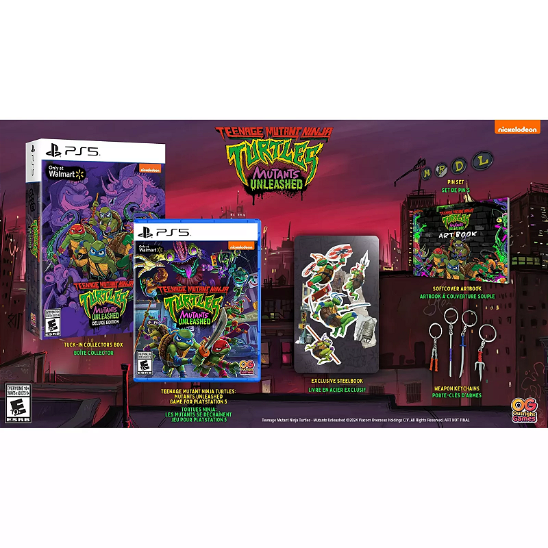 Teenage Mutant Ninja Turtles Unleashed Deluxe Edition - PS5 - Game