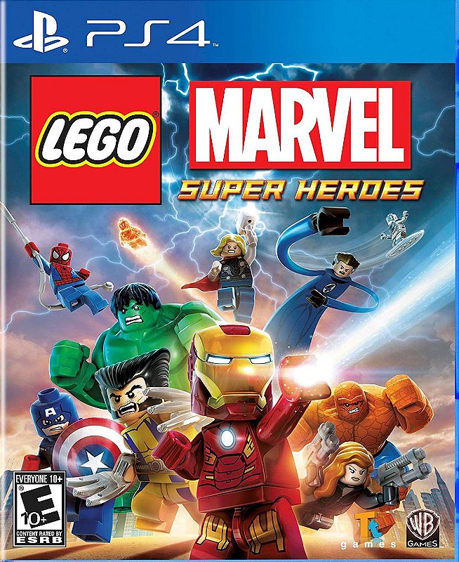 LEGO Marvel Super Heroes - PS4 - Game Games - A Loja Mais POP do