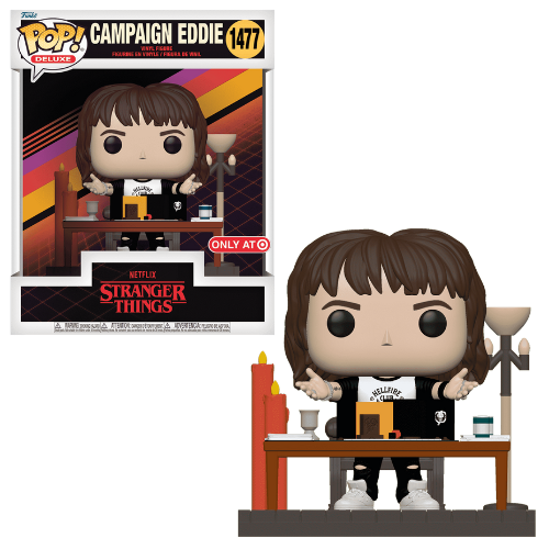 Funko Pop Stranger Things 1477 Campaign Eddie Exclusive - Game