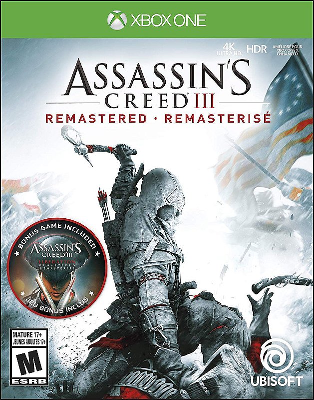 Assassins Creed 3 Remastered Xbox One Game Games Loja de Games