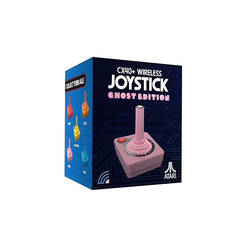 Controle Joystick Atari CX40+ Ghost Edition PINKY (Pink) - Game