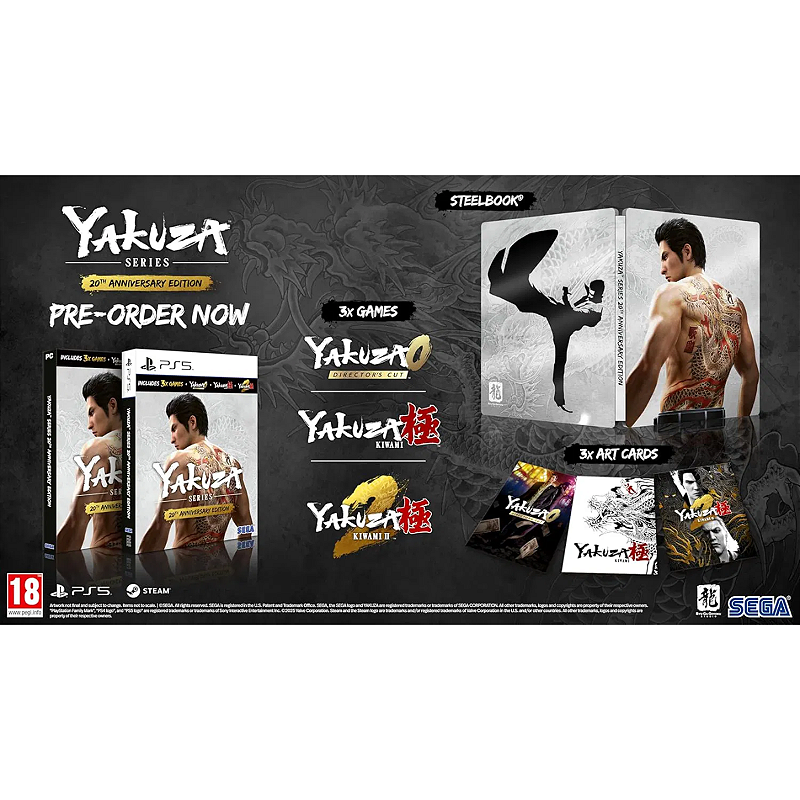 Yakuza Series 20th Anniversary Bundle - PS5 - Game Games - A Loja