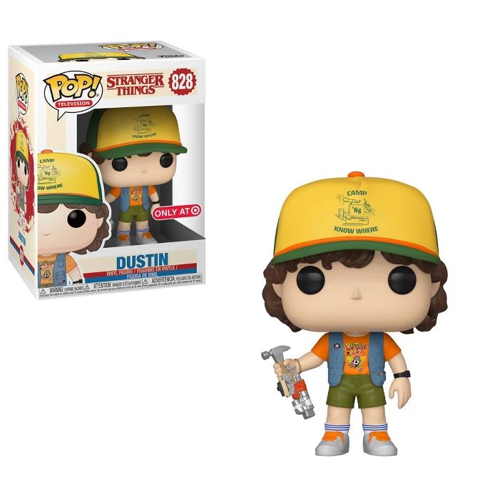 Funko Pop Stranger Things 828 Dustin With Roast Beef Tee - Game