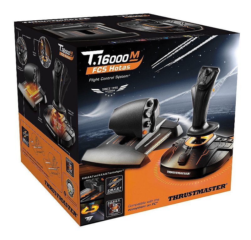 T.16000M FCS HOTAS フライトスティック Thrustmaster T.16000m FCS Hotas C/ Acelerador - PC - Game Games