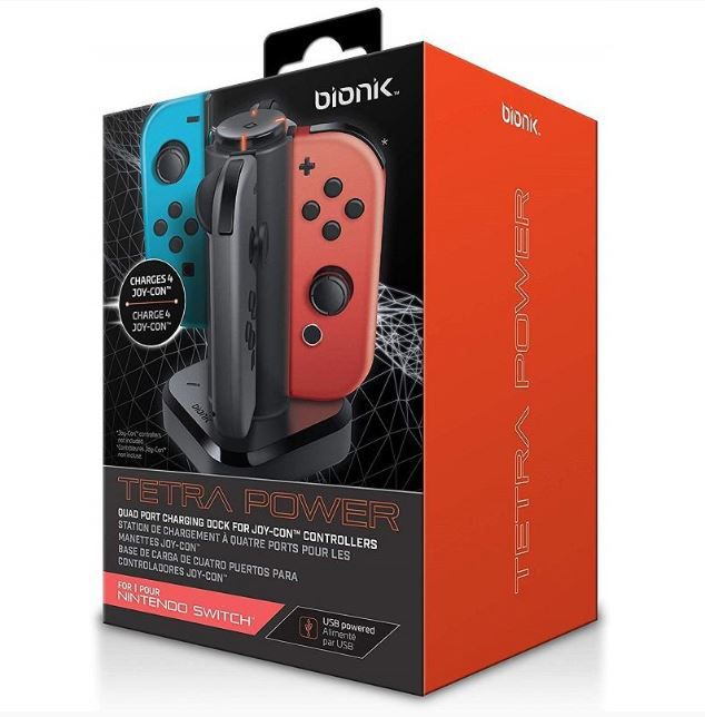 Carregador Quadruplo Joy-Con Tetra Power Bionik - Switch - Game
