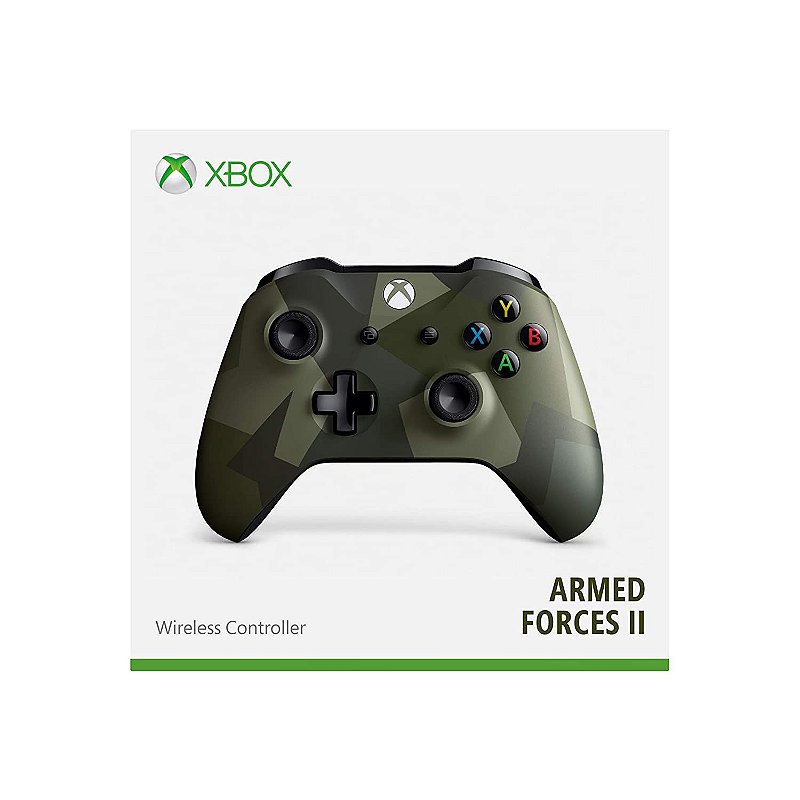 Controle Xbox One Wireless Armed Forces II Bluetooth P2 - Game Games ...