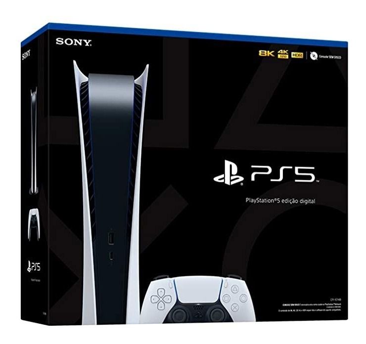 Console Playstation 5 Digital Edition 2TB - Sony PS5 - Computadores,  Notebooks, Vídeo Games, Projetores, e muito mais