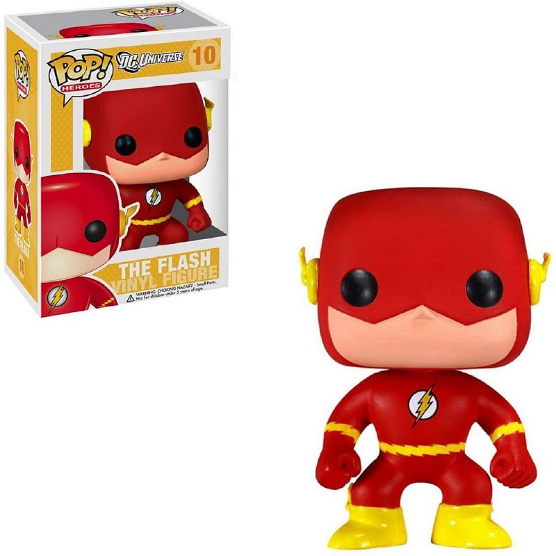 Funko Pop DC Super Heroes 10 The Flash - Game Games - A Loja Mais