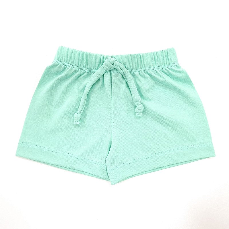 Shorts Básico Menina - Verde