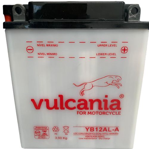 Bateria Vulcania YB12AL-A com Valor Imperdível - Bateria Yuasa