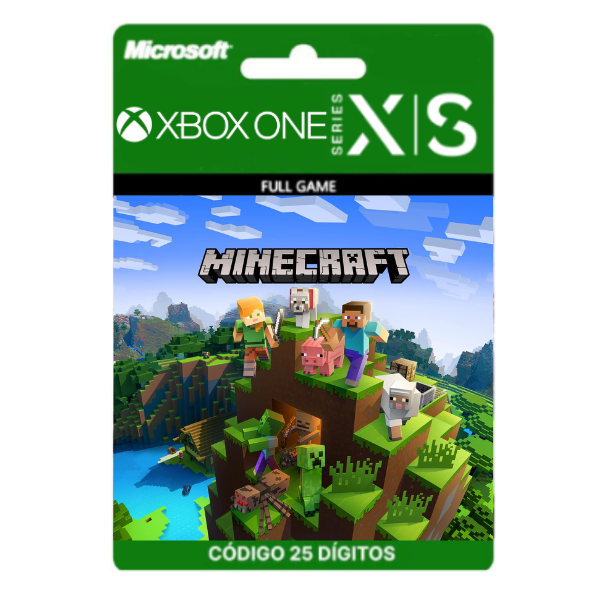 Jogo Coleção de Iniciante do Minecraft- Xbox 25 Dígitos Código