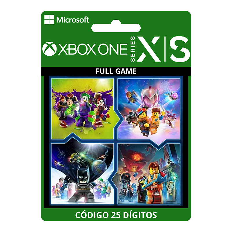 Conjunto de Jogos LEGO | Xbox One/Series X|S 25 Dígitos - Mídia