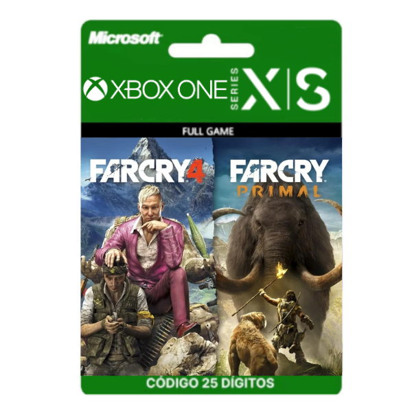 Far Cry 4 + Far Cry Primal Bundle Xbox One/Series X|S 25 Dígitos ...