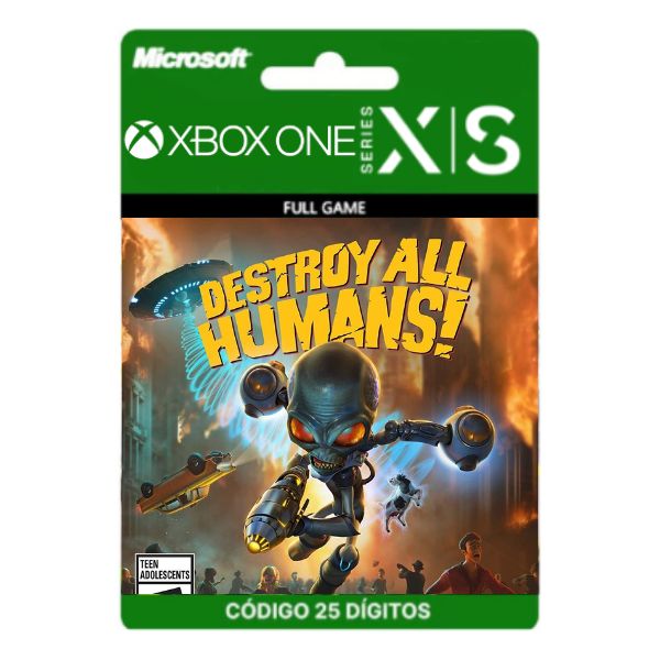 Destroy Xbox Destroy All Humans! |Xbox One/Series X|S 25 Dígitos | Comendador Games ...