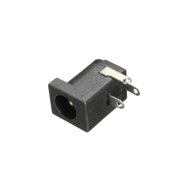 Conector Jack P4 2,1mm Fêmea - Eletrônica Ômega