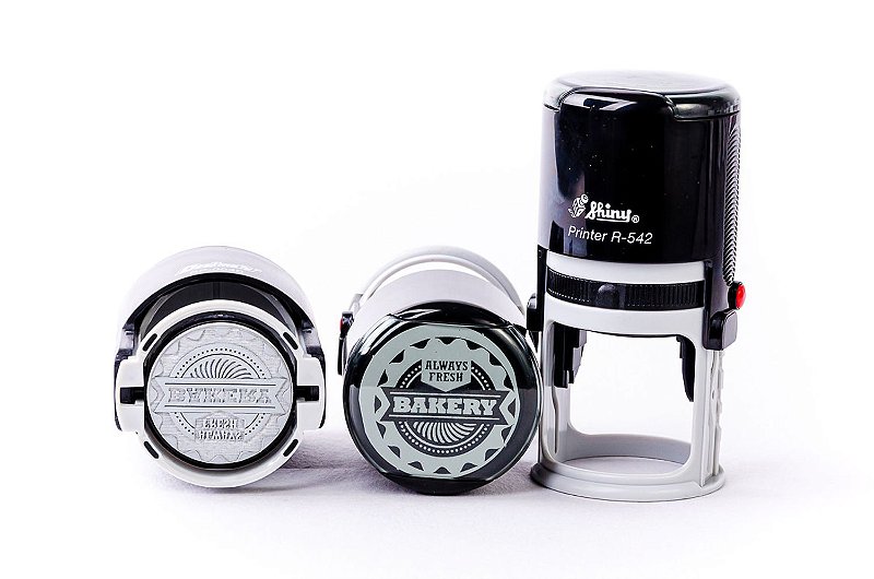 Carimbo Automático Shiny Printer R542 Ø42 mm Carimbo Virtual
