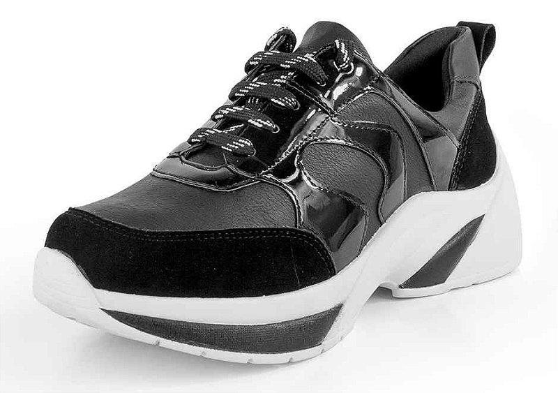 tenis chunky preto