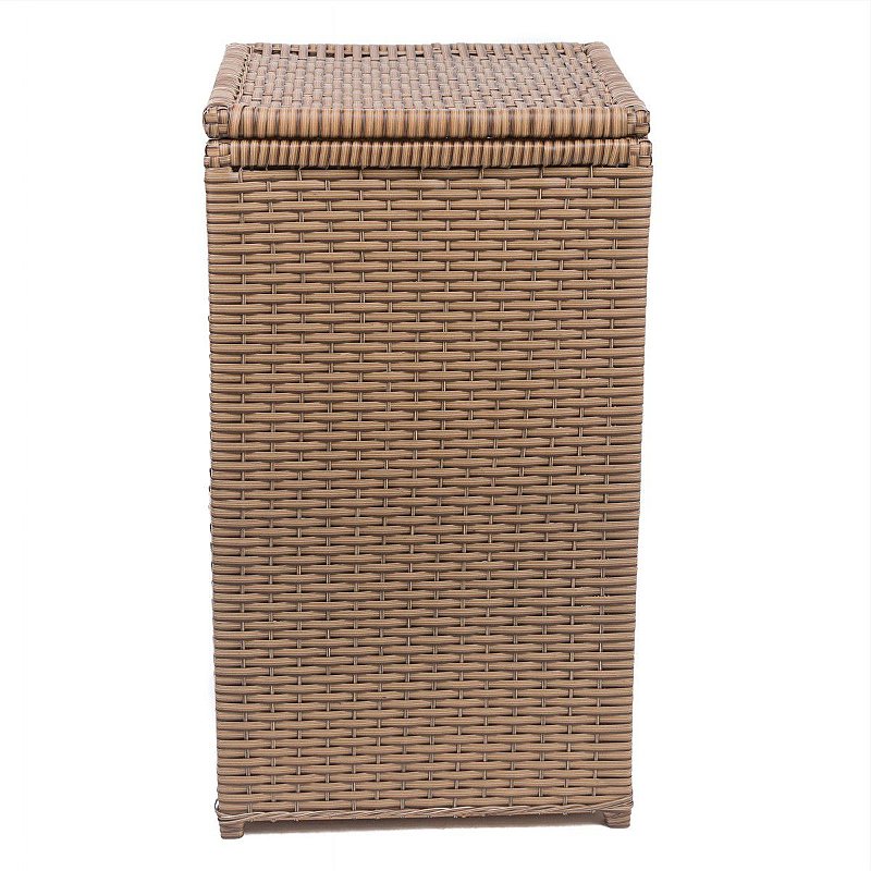 CESTO DE ROUPA FIBRA SINTÉTICA VERTICAL 40x40x70 MARROM CAPPUCCINO