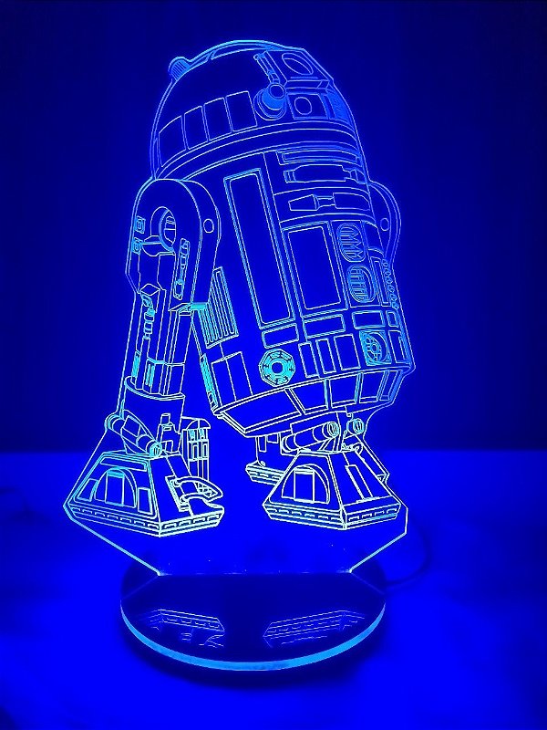 luminária R2 D2