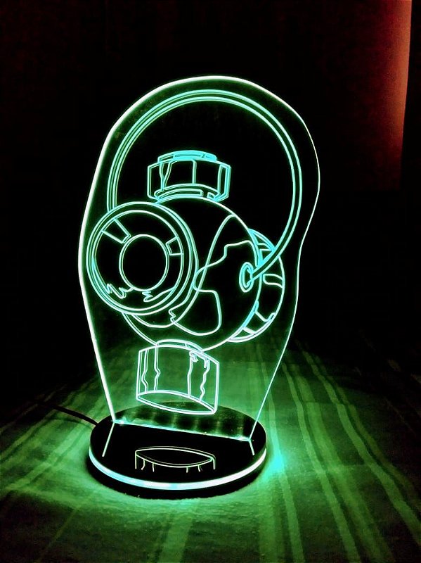 luminária lanterna Verde