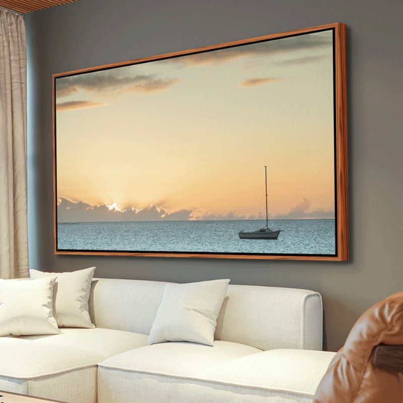 Quadro Decorativo Barco ao Mar - Quatro Lados - Quatro Lados - Galeria ...