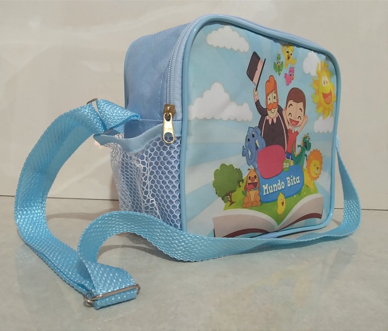 Necessaire Quadrada Lembrancinha Infantil Personalizada Mundo Bita