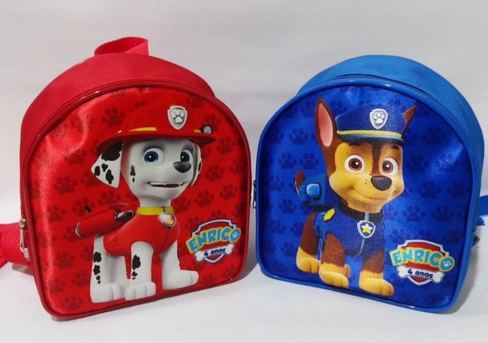 Mochila Lembrancinha Infantil Patrulia Canina