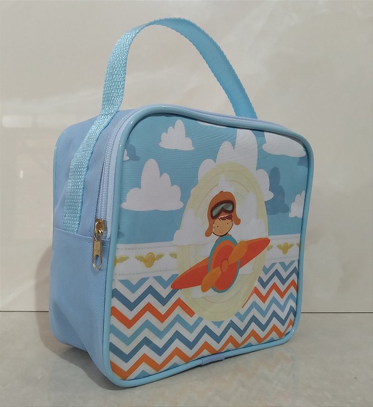 Necessaire Personalizada Lembrancinha Infantil Aviador