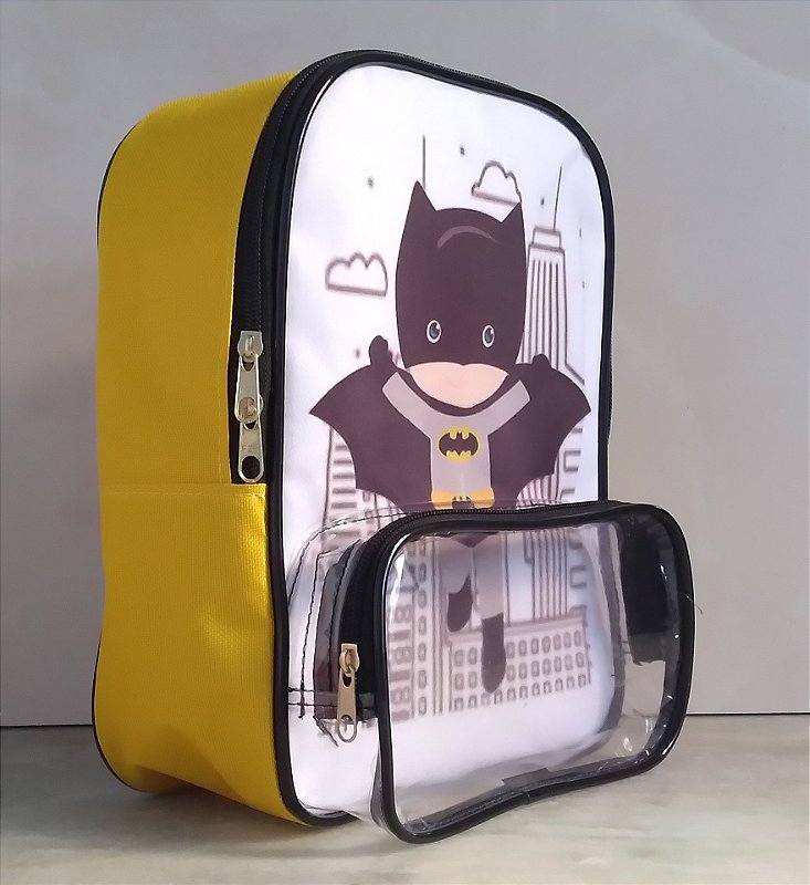 Mochila Personalizada infantil super herói baby batman