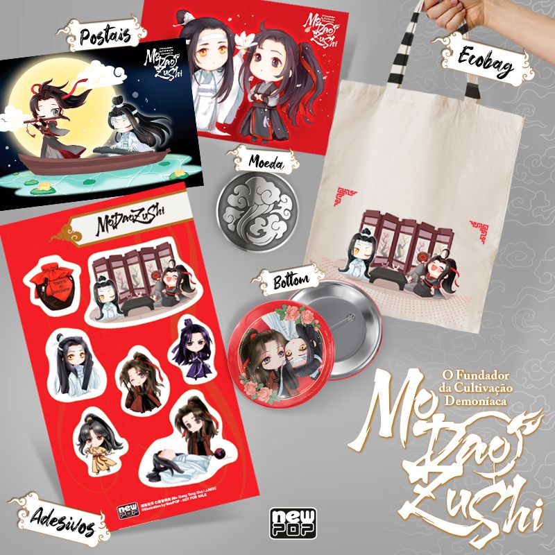 NewPOP revela a capa da novel Mo Dao Zushi