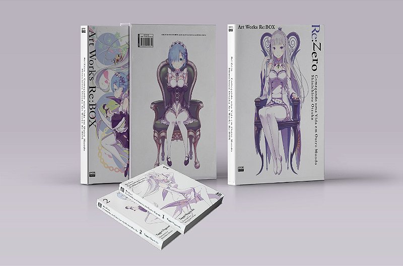 Re:Zero - Art Works Re:BOX com 2 Postais - NewPOP SHOP