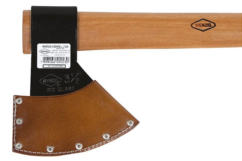 Machado para corte de madeira Wenzel 334 n 3,5 com cabo e bainha