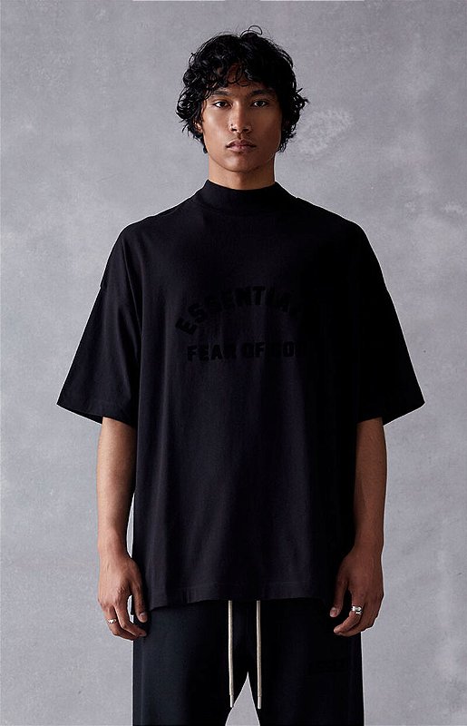 ESSENTIALS FEAR OF GOD Mサイズ ブラック ESSENTIALS - FEAR OF GOD - Camiseta 