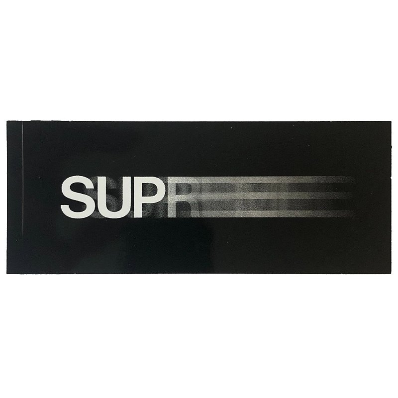 SUPREME - Adesivo Black Motion Logo 