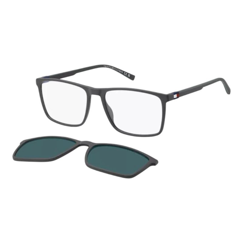 Óculos Tommy Hilfiger 2320C Cinza Escuro e Verde Masculino - 10K Sports