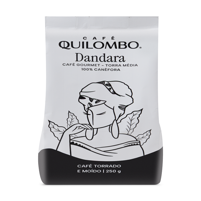 CAFÉ QUILOMBO RAINHA DANDARA TORRADO E MOÍDO - 250G - CAFFEZIN
