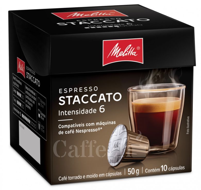 CÁPSULA DE CAFÉ COMPATÍVEL COM NESPRESSO STACCATO 10