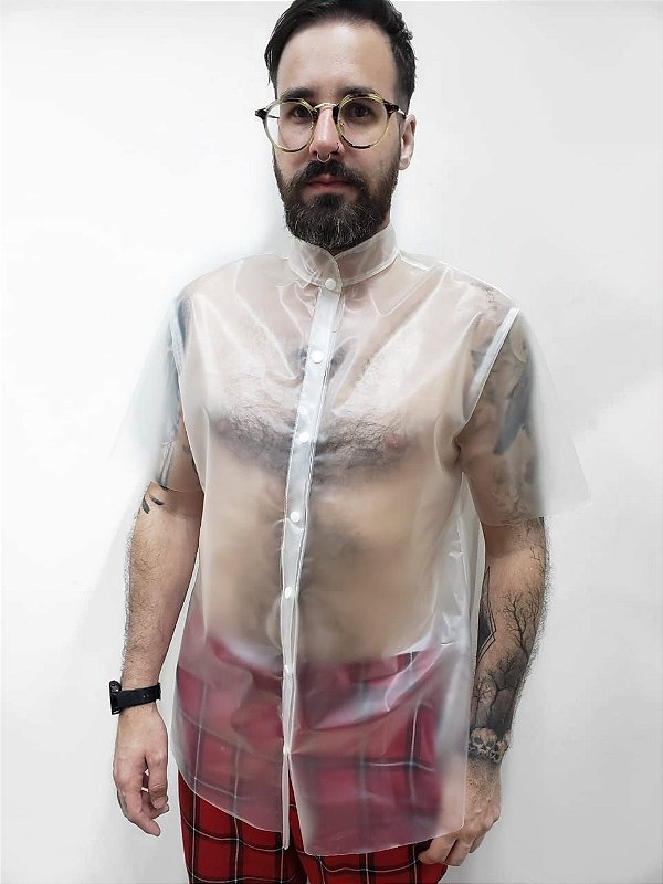 camisa transparente