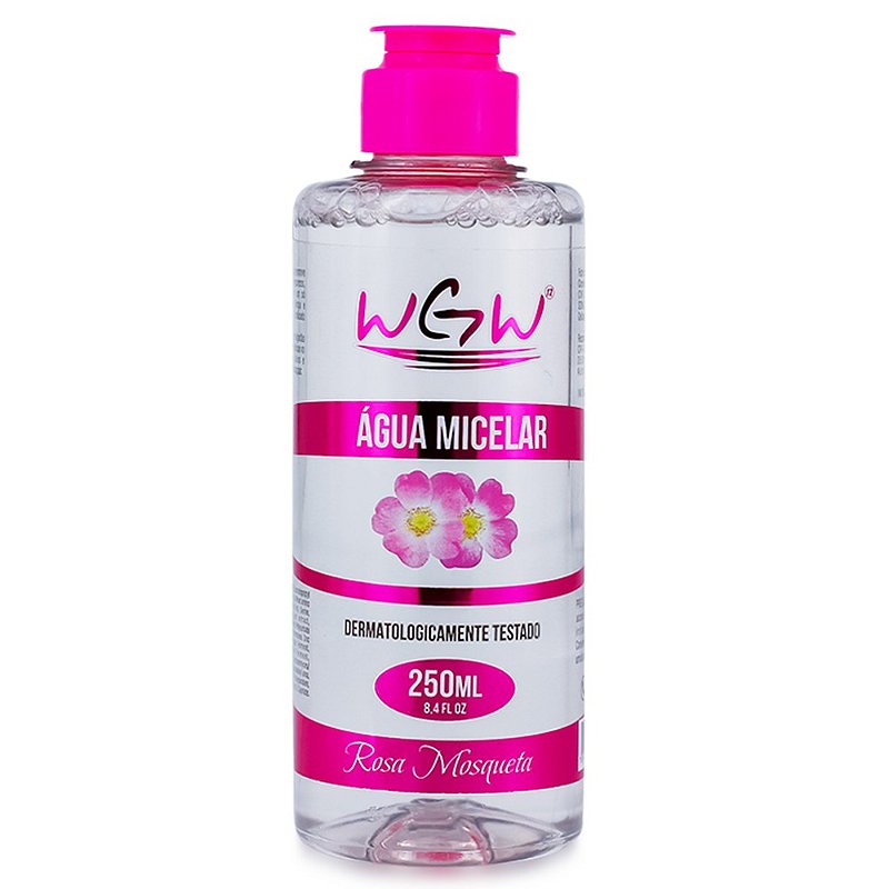 Agua Micelar Rosa Mosqueta Wgw ml Moderna Cosméticos Cabelos Higiene Pessoal e Perfumaria