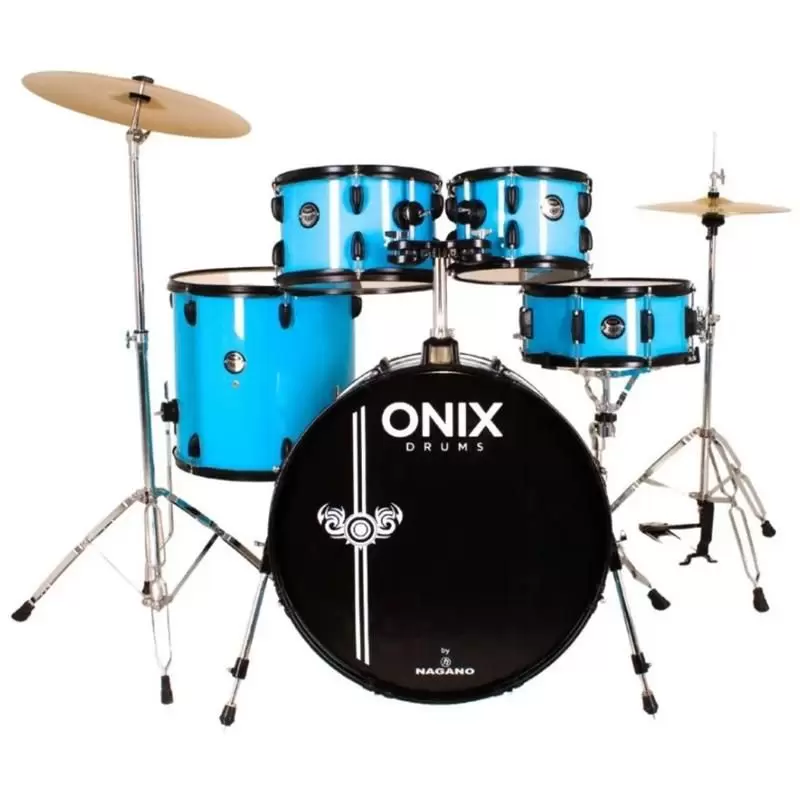 Bateria Onix Skinny By Nagano 20" Azul BBE - Casadei Instrumentos Musicais