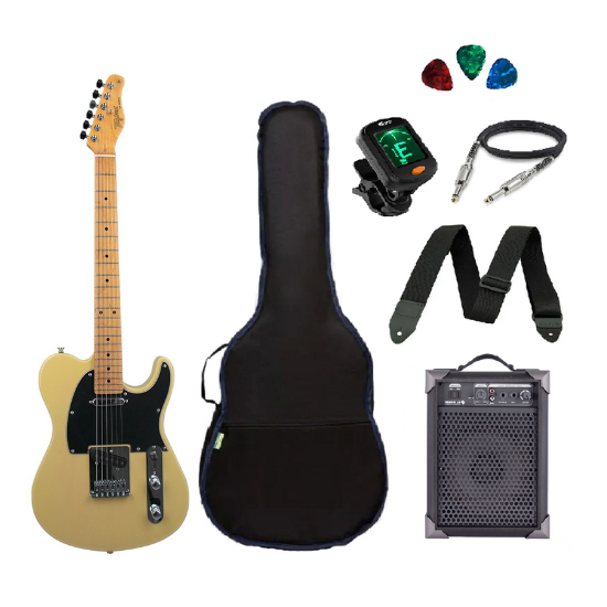 ギター Yodelmaster delay&echo Kit Guitarra Tagima TW-55 BS | Tele | Butterscotch + Caixa