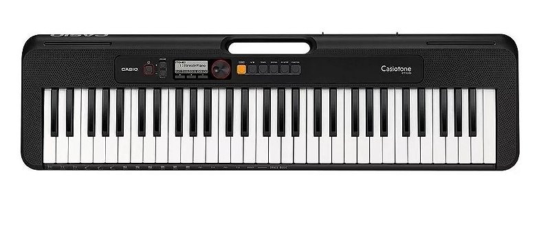 Teclado Casio 5 Oitavas Casiotone CTS200 Preto - Casadei