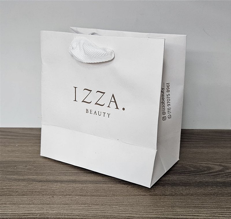 Sacola personalizada tamanho P3 - Kit com 50